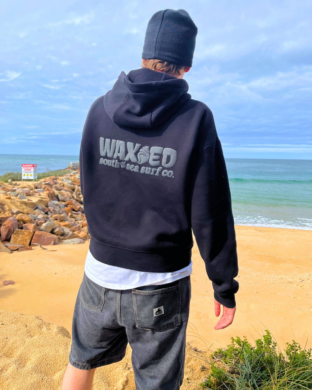 Black Surf Hoodie